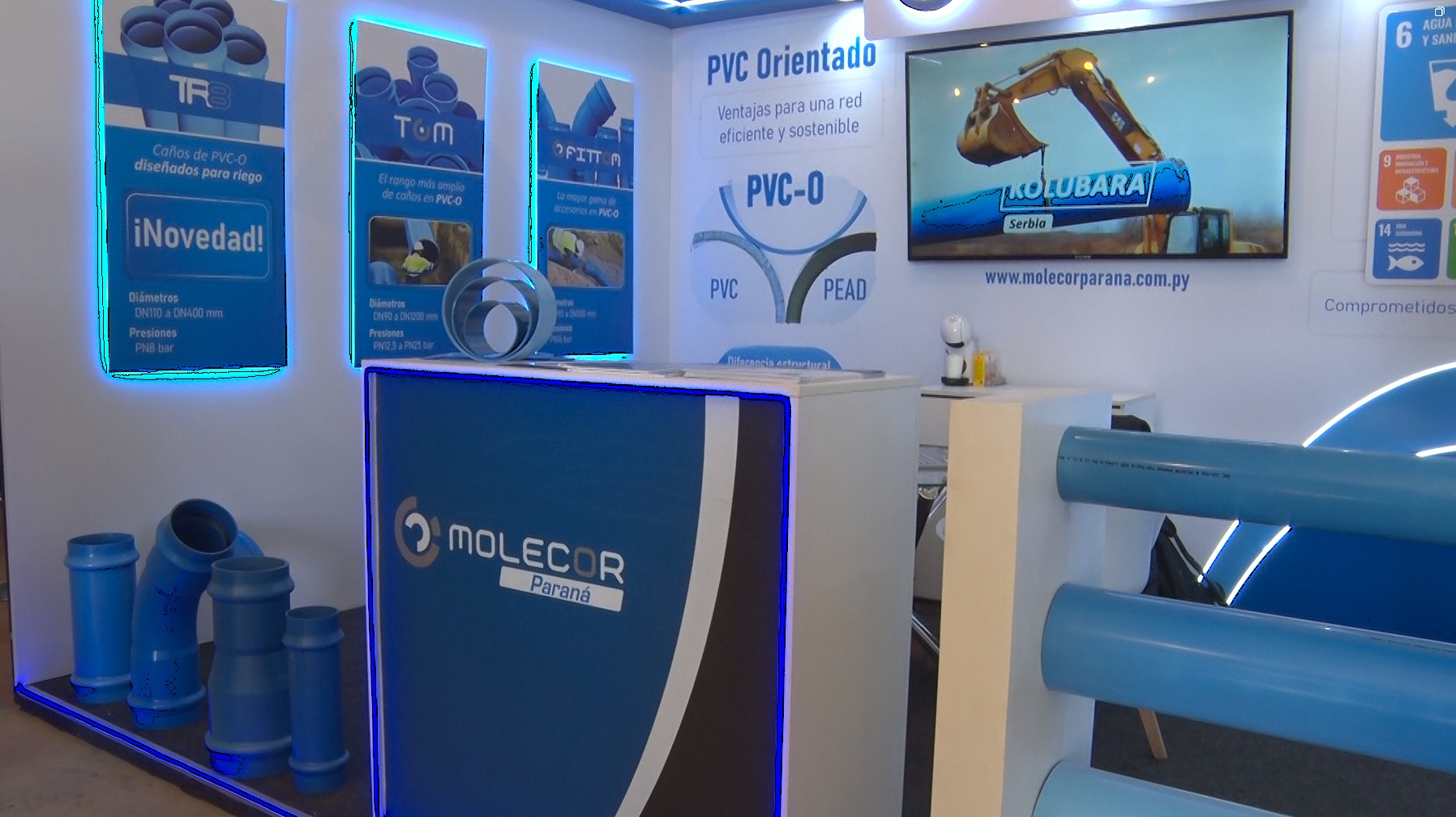 Molecor Paraná exhibe innovación y tecnología para el campo en la Expo Pioneros 2026 Molecor Paraná exhibe innovación y tecnología para el campo en la Expo Pioneros 2026