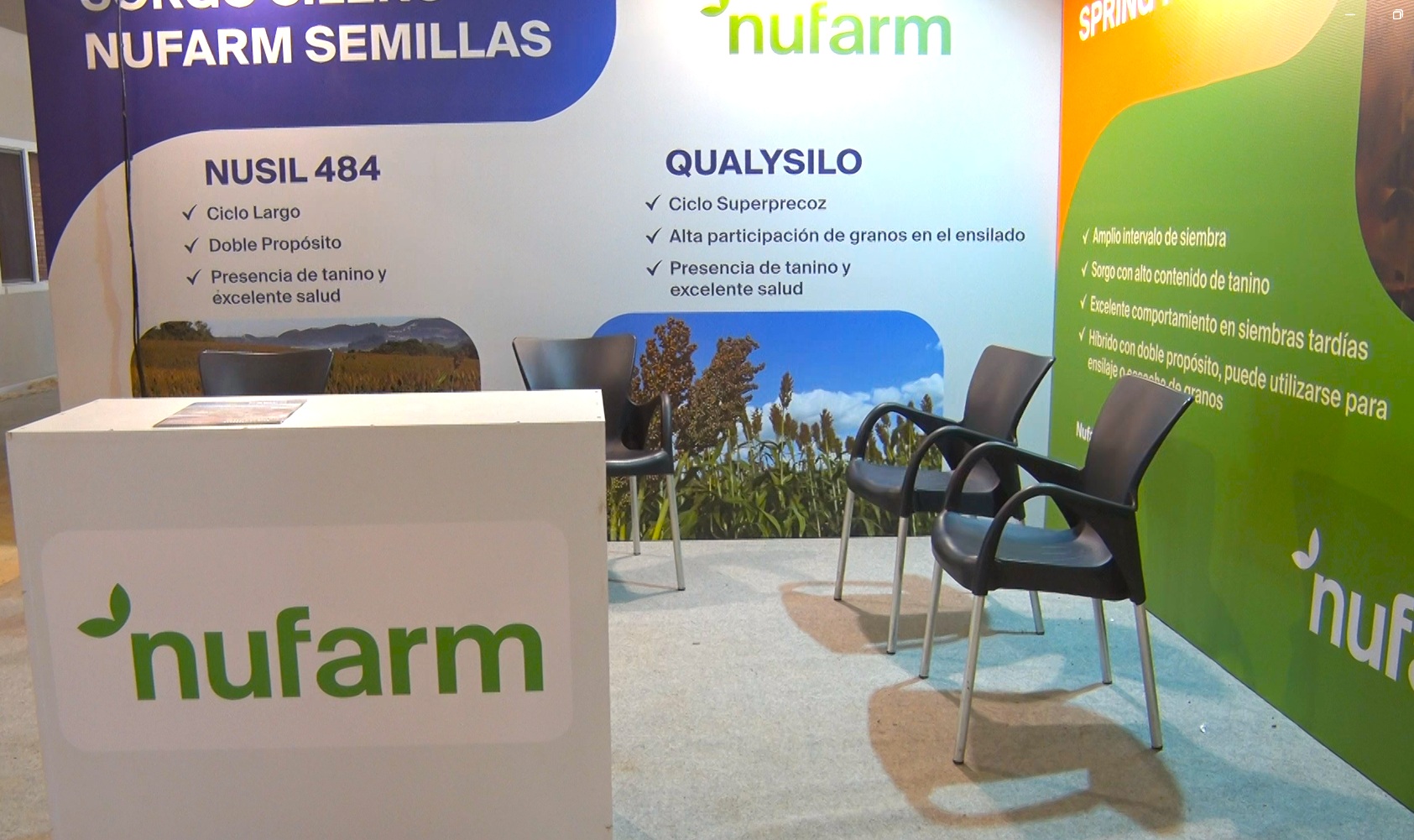 Nufarm apuesta fuerte al sorgo granífero en la Expo Pioneros del Chaco