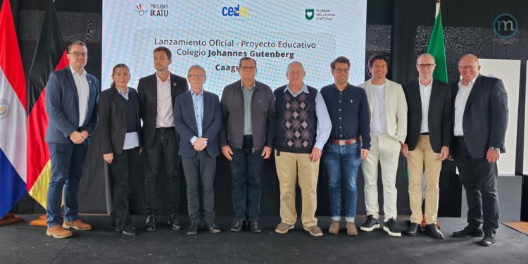 Consolidarán un nuevo y moderno Colegio Gutenberg en Caaguazú como una apuesta fuerte por la educación en valores