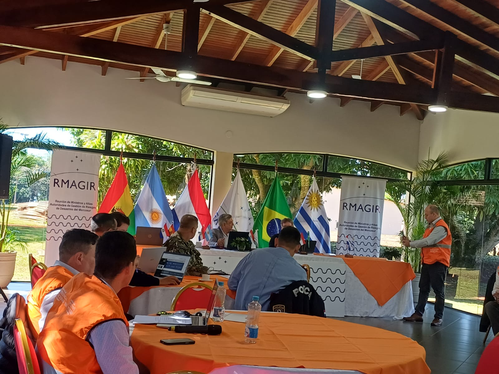El MINNA participó de simulación internacional ante emergencias fronterizas