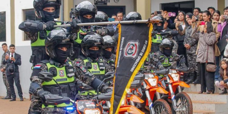 El Grupo Lince suma 129 nuevos agentes y fortalece la seguridad en Asunción y Central