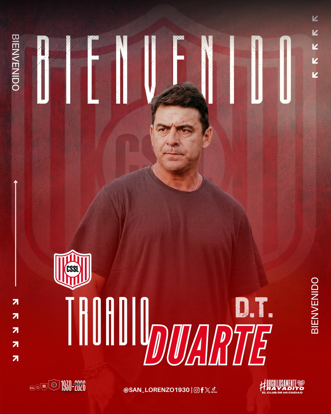 Troadio Duarte toma el timón de un San Lorenzo que busca el milagro de la permanencia