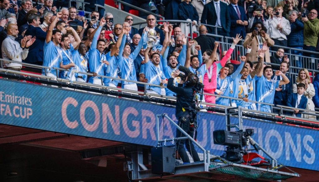 Manchester City conquista su octava FA Cup de la mano de Guardiola y toca el cielo en Wembley