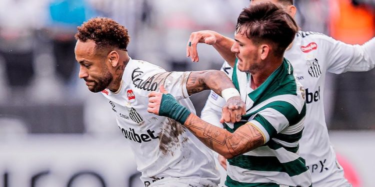 Expectativa mundialista: Neymar se quiebra en el himno y protagoniza un insólito insuceso arbitral en el Brasileirao