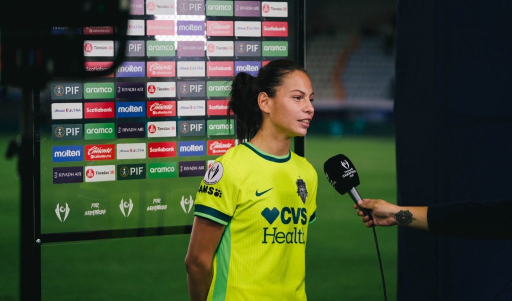 Impacto guaraní en Norteamérica: Con gol de Claudia Martínez, el Washington Spirit es finalista de la Concachampions