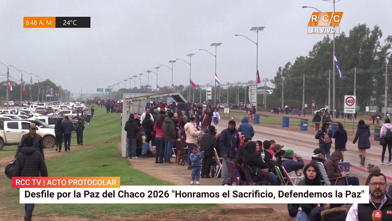 Video: EN VIVO |  Desfile por la Paz del Chaco