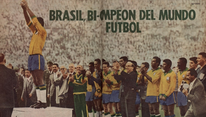 Brasil superó la ausencia de Pelé y conquistó el bicampeonato en Chile 1962 Brasil superó la ausencia de Pelé y conquistó el bicampeonato en Chile 1962