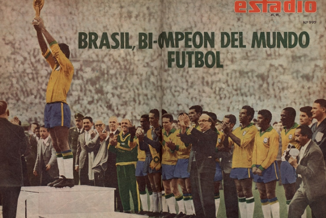 Brasil superó la ausencia de Pelé y conquistó el bicampeonato en Chile 1962