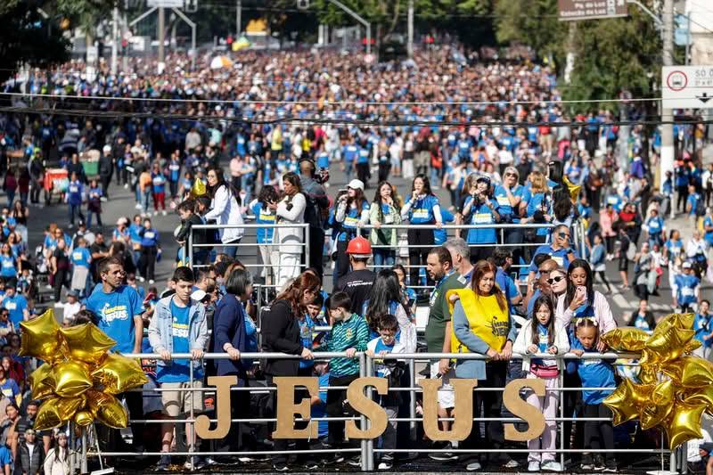 Clamor y devoción en São Paulo: Millones de fieles se unen en la tradicional Marcha para Jesús