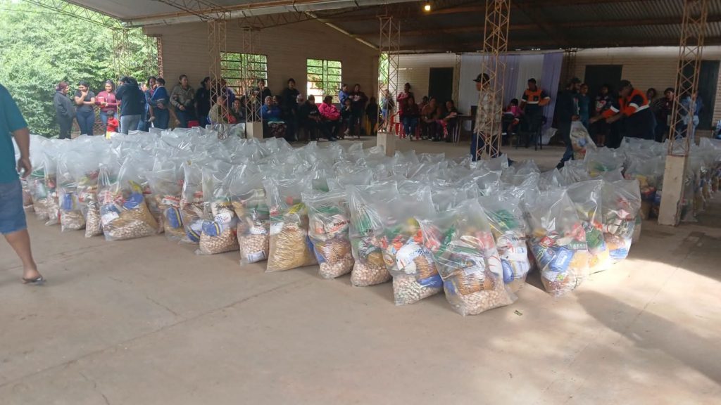 SEN entregó 15.000 kilos de víveres a familias vulnerables de pueblos originarios de Filadelfia 