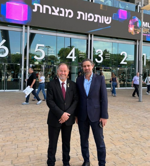 Gobernador de Boquerón participa en Israel de feria internacional sobre innovación y gestión municipal