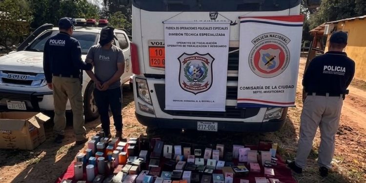 Incautan millonaria carga de mercadería sin documentación en zona de Infante Rivarola Incautan millonaria carga de mercadería sin documentación en zona de Infante Rivarola