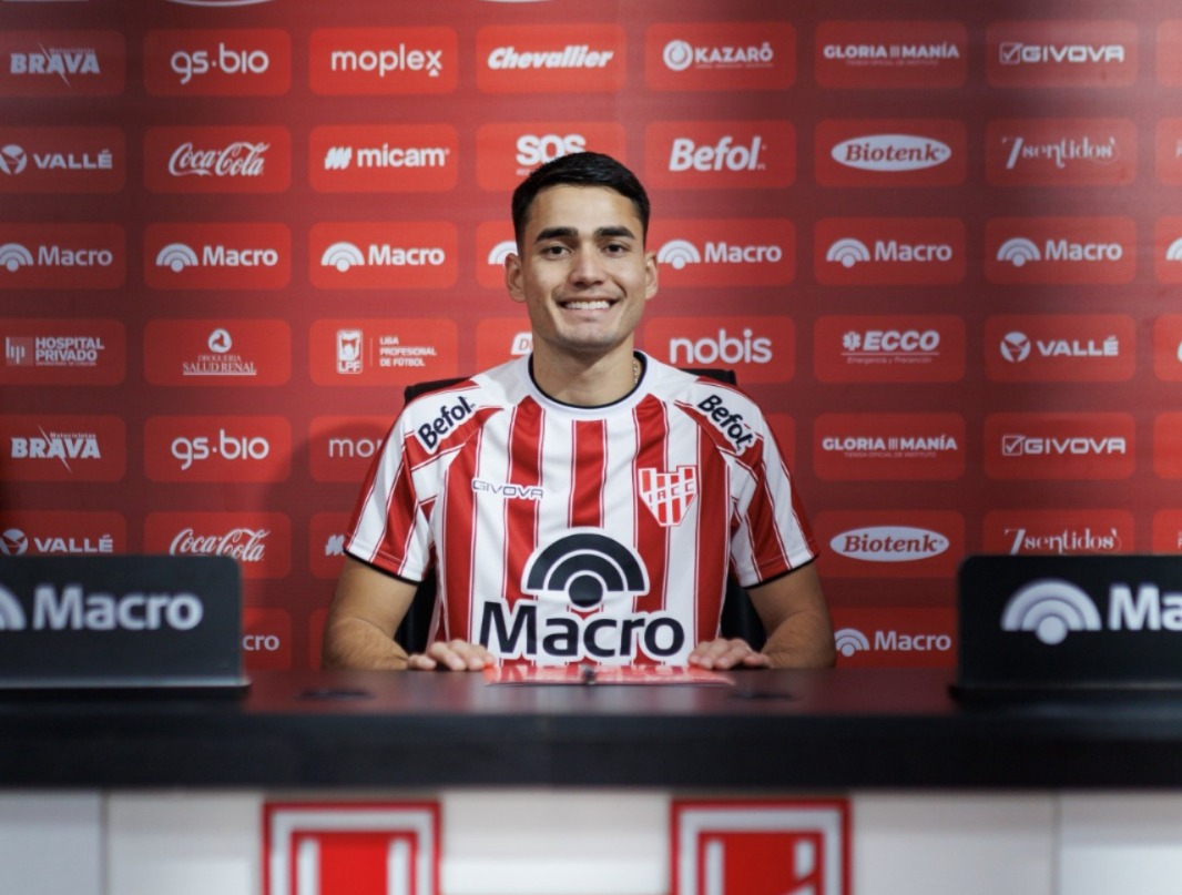 Nuevo reto en el fútbol argentino: Wilder Viera es presentado oficialmente en Instituto de Córdoba