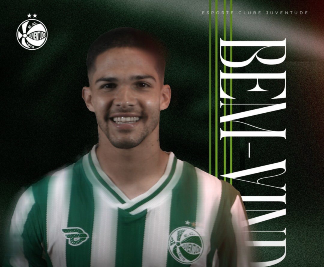 Luis Amarilla fue presentado oficialmente como nuevo refuerzo del club Juventude de Brasil