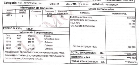 Cháke a los morosos: la ANDE enviará a miles de clientes al (ex) Informconf Cháke a los morosos: la ANDE enviará a miles de clientes al (ex) Informconf