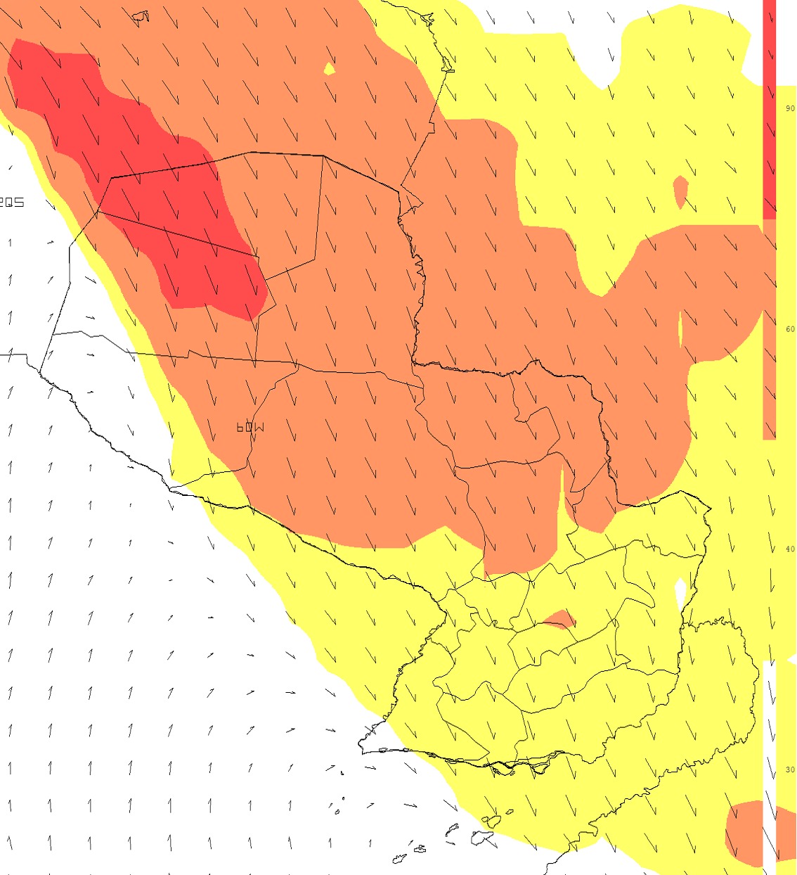 Alerta Meteorológica: Vientos de hasta 90 km/h afectarán a todo el país durante este viernes Alerta Meteorológica: Vientos de hasta 90 km/h afectarán a todo el país durante este viernes