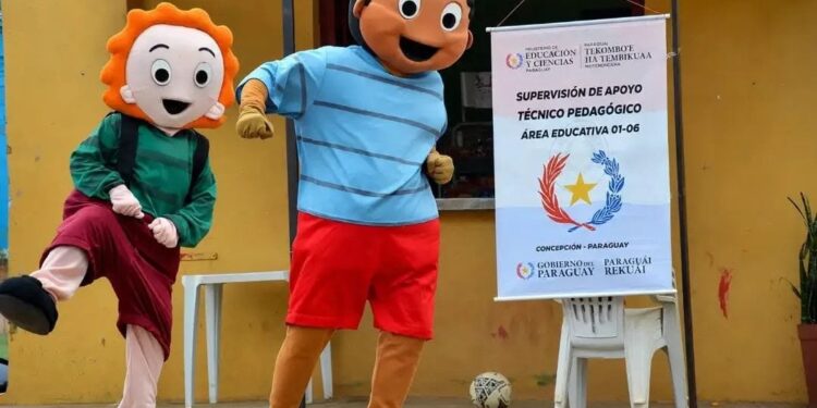Llevan música y prevención para cientos de niños en Caacupé Llevan música y prevención para cientos de niños en Caacupé