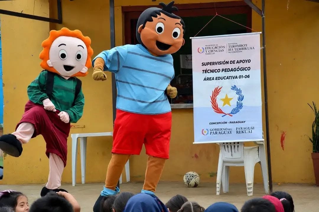 Llevan música y prevención para cientos de niños en Caacupé