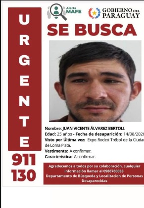 Buscan en el Chaco a trabajador desaparecido tras comunicar que había sido detenido Buscan en el Chaco a trabajador desaparecido tras comunicar que había sido detenido