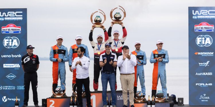 Rally Mundial 2026: Sami Pajari se consagra en Paraguay y suma su tercera victoria consecutiva Rally Mundial 2026: Sami Pajari se consagra en Paraguay y suma su tercera victoria consecutiva