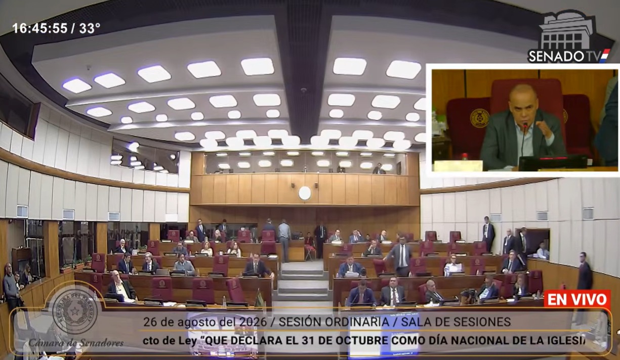 El Senado aprobó el proyecto de ley que declara el “Día Nacional de la Iglesia Evangélica”