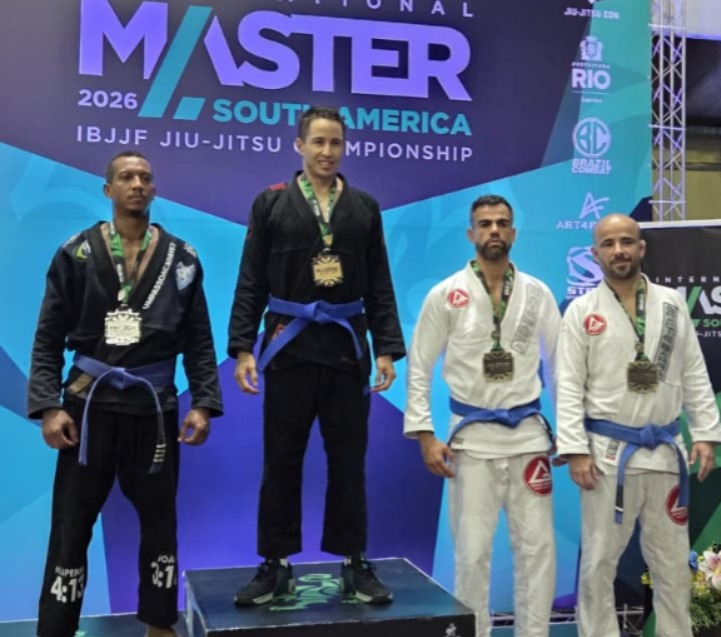 Sergio Villasanti conquista el bicampeonato sudamericano de Jiu-Jitsu en Río de Janeiro