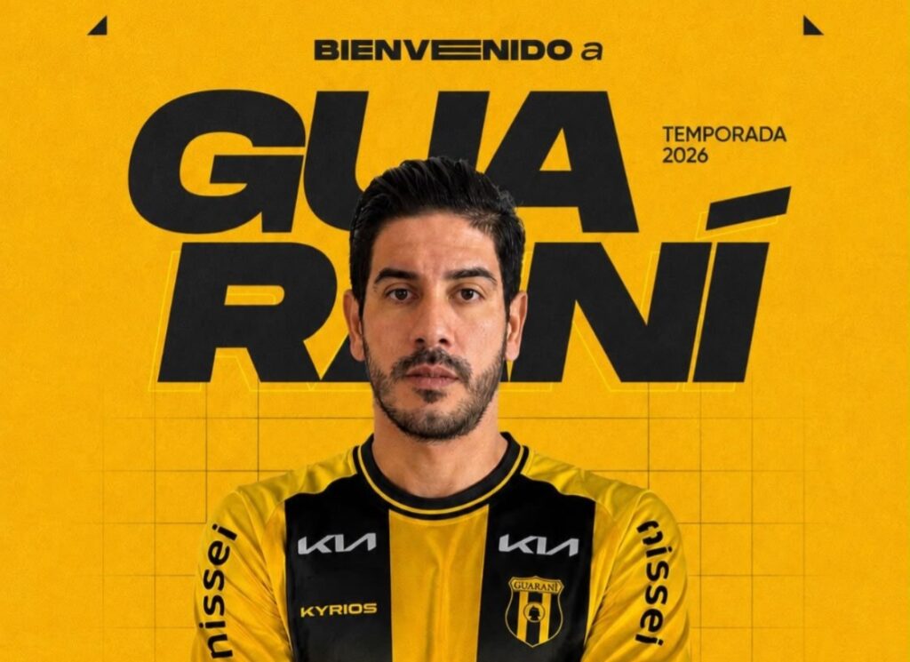 Guaraní oficializa la incorporación de Jorge Recalde para potenciar su zona ofensiva Guaraní oficializa la incorporación de Jorge Recalde para potenciar su zona ofensiva