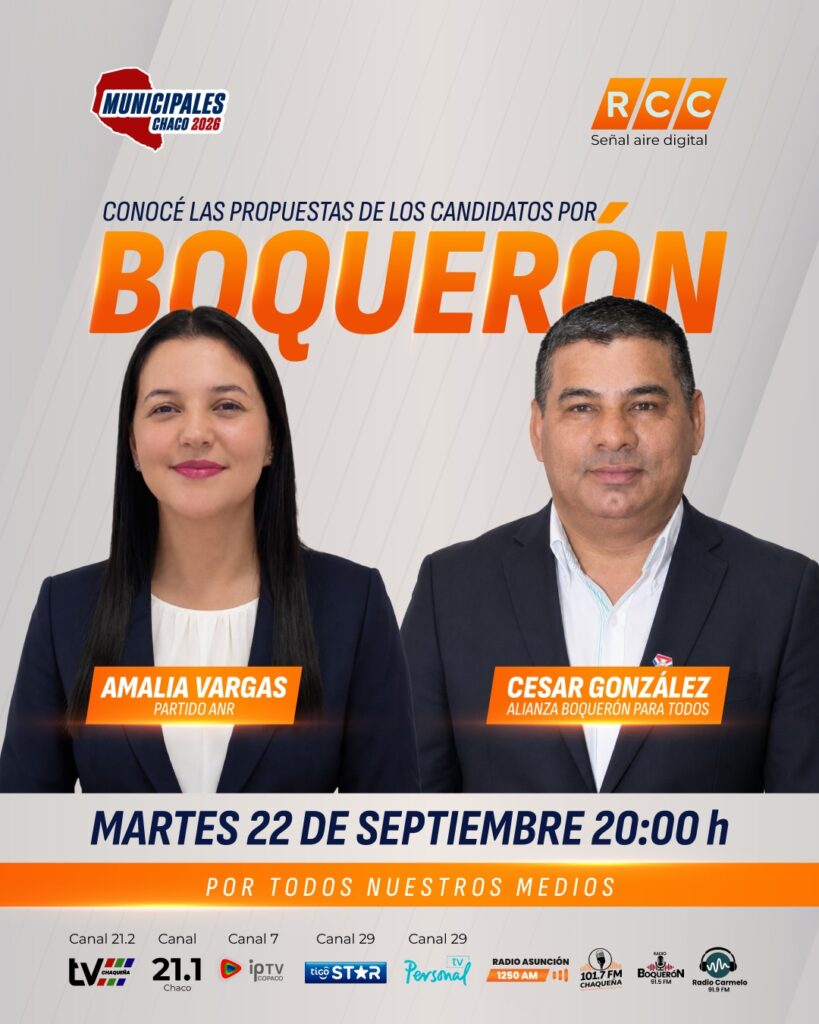 César González y Amalia Vargas se enfrentarán en un debate en RCC: ¿Quién se quedará con el timón de la Municipalidad de Boquerón?