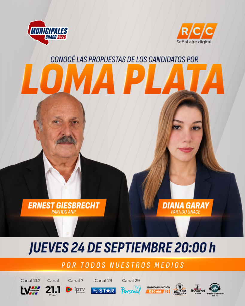 La disputa por Loma Plata llega a RCC: Ernst Giesbrecht y Diana Garay, cara a cara este jueves