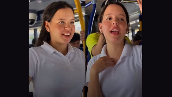 Angélica Guerrero lleva un mensaje de fe a los buses de Barranquilla Angélica Guerrero lleva un mensaje de fe a los buses de Barranquilla