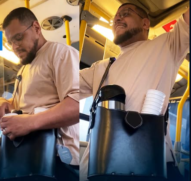 Un café con mensaje de esperanza sorprendió a pasajeros en Brasil