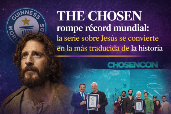 The Chosen rompe un récord mundial y lleva la historia de Jesús a más idiomas The Chosen rompe un récord mundial y lleva la historia de Jesús a más idiomas
