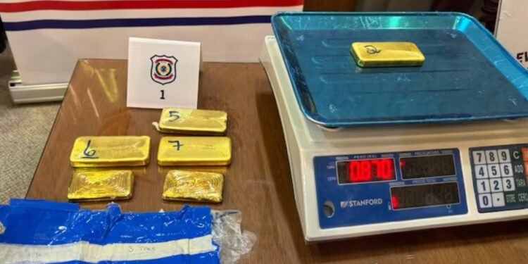 Realizan 10 allanamientos simultáneos contra red de tráfico de oro que utilizaba Paraguay como ruta hacia Turquía