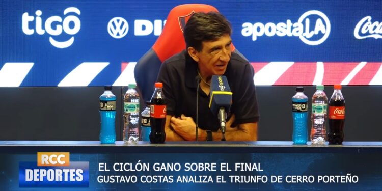 Gustavo Costas mantiene la autocrítica tras el triunfo de Cerro Porteño y exige mayor rendimiento