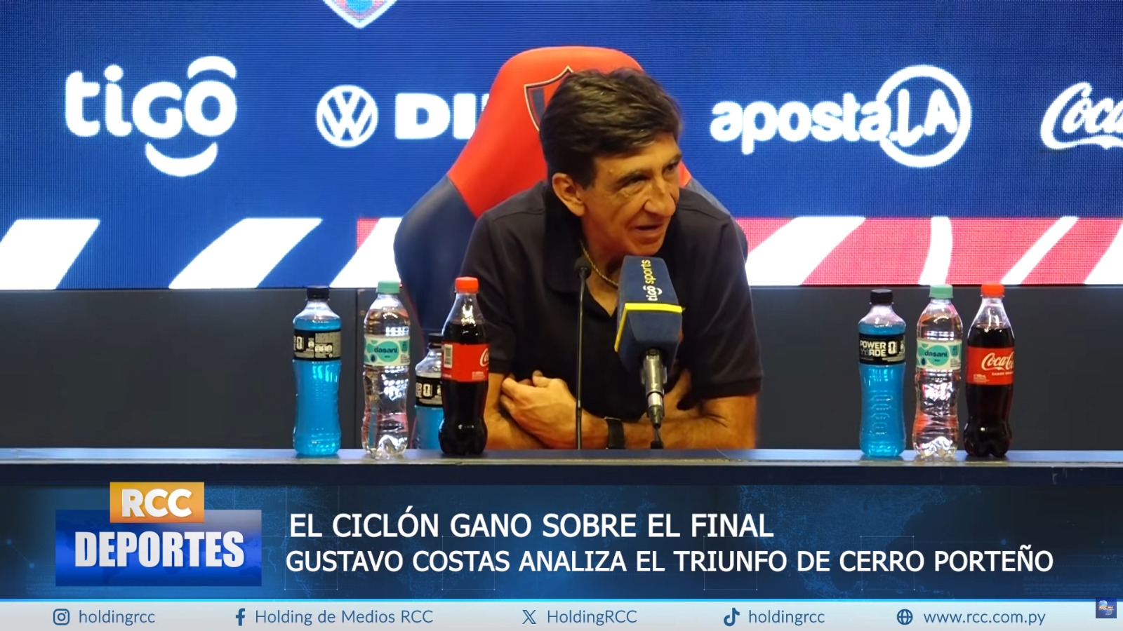 Gustavo Costas mantiene la autocrítica tras el triunfo de Cerro Porteño y exige mayor rendimiento