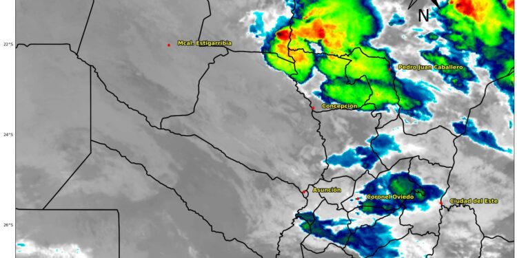Alerta meteorológica: Anuncian tormentas severas, ráfagas de viento y probable granizo para 13 departamentos