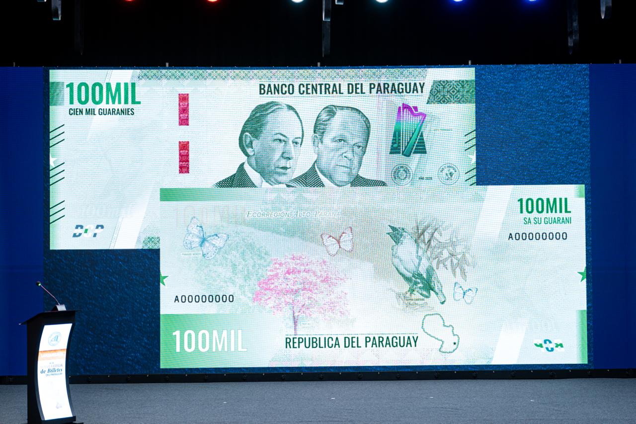 Guaraní renueva billetes tras seis décadas, incorporando tecnología y mayor seguridad Guaraní renueva billetes tras seis décadas, incorporando tecnología y mayor seguridad