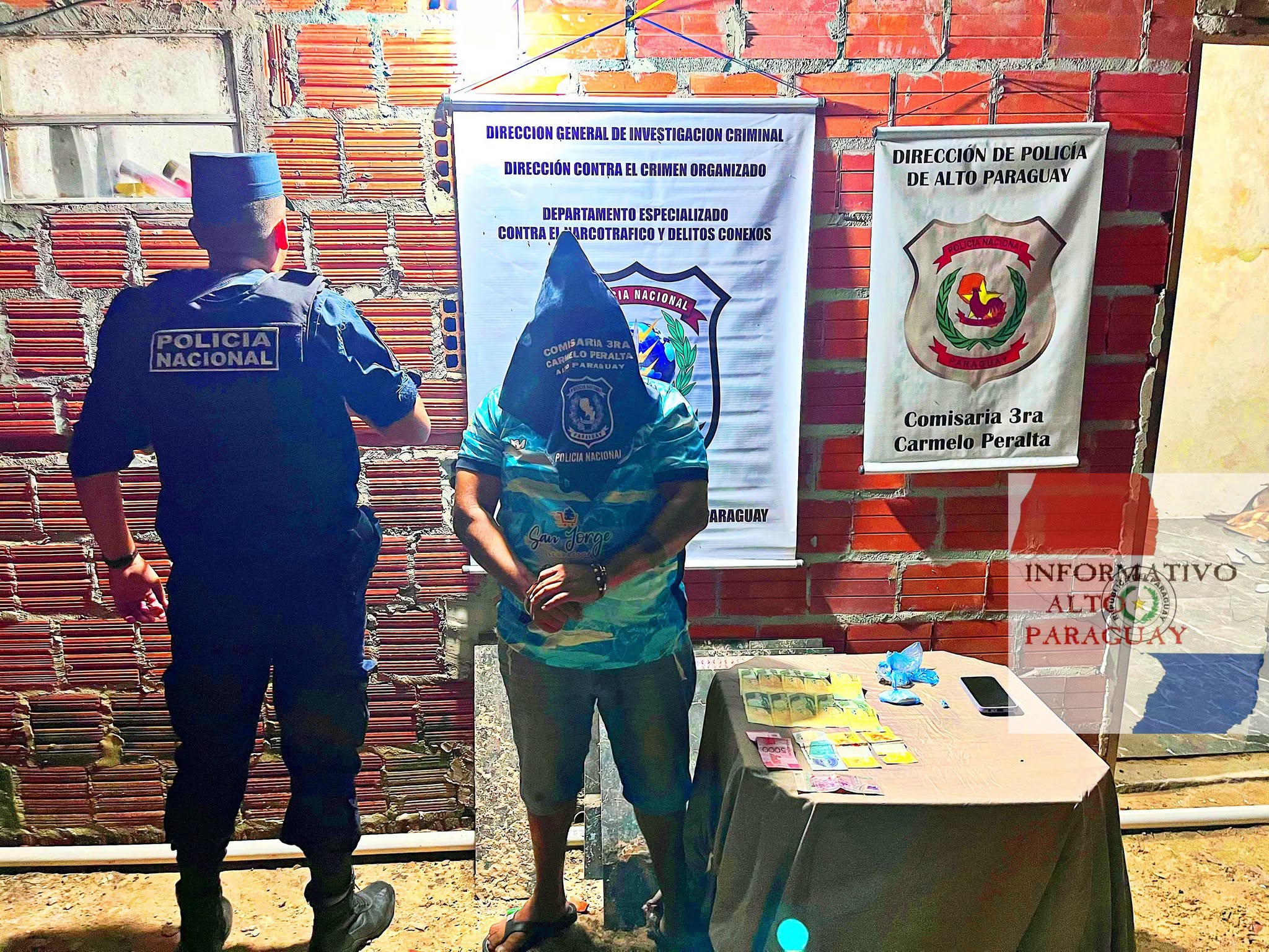 Golpe al microtráfico de cocaína en Carmelo Peralta Golpe al microtráfico de cocaína en Carmelo Peralta