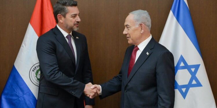 Alliana se reunió con Netanyahu y abordó el fortalecimiento de las relaciones entre Paraguay e Israel