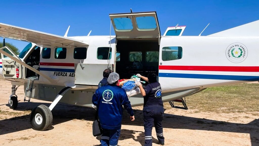 Trasladan de urgencia a un recién nacido desde el Chaco hasta Itauguá