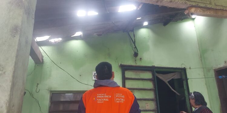 Temporal del sábado dejó más de 300 familias afectadas en Central y Capiatá fue la zona más castigada