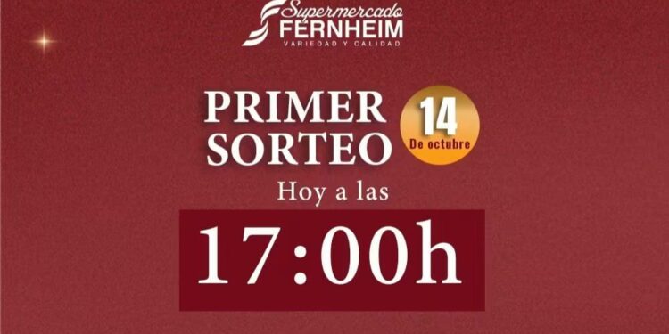 RCC transmitirá hoy en vivo el sorteo de 10 premios del Supermercado Fernheim RCC transmitirá hoy en vivo el sorteo de 10 premios del Supermercado Fernheim