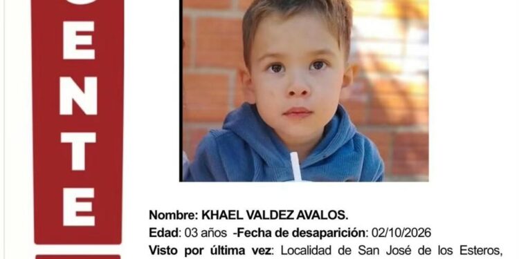 Buscan a niño de 3 años desaparecido en Boquerón Buscan a niño de 3 años desaparecido en Boquerón
