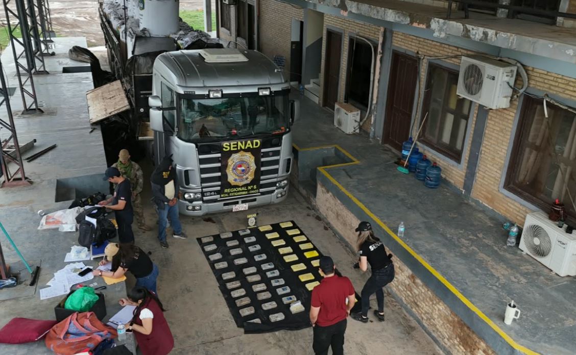 Preocupante: otra vez, cae un camión con drogas en Mariscal Estigarribia