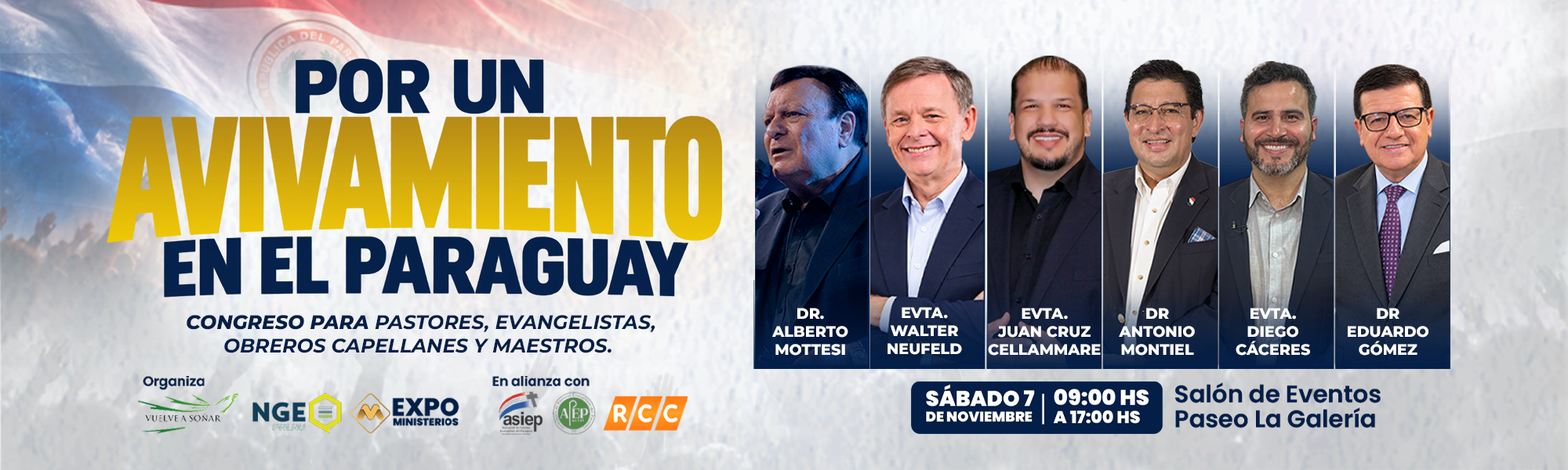 Congreso de Avivamiento reunirá a líderes cristianos con la presencia de Alberto Mottesi Congreso de Avivamiento reunirá a líderes cristianos con la presencia de Alberto Mottesi